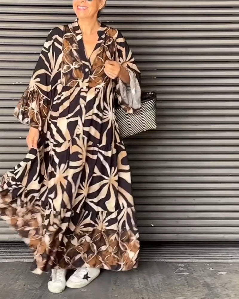 Marlis©️ | Luftiges Urlaubskleid mit Print