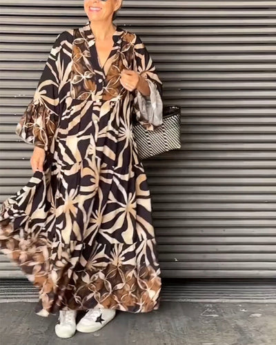 Marlis©️ | Luftiges Urlaubskleid mit Print