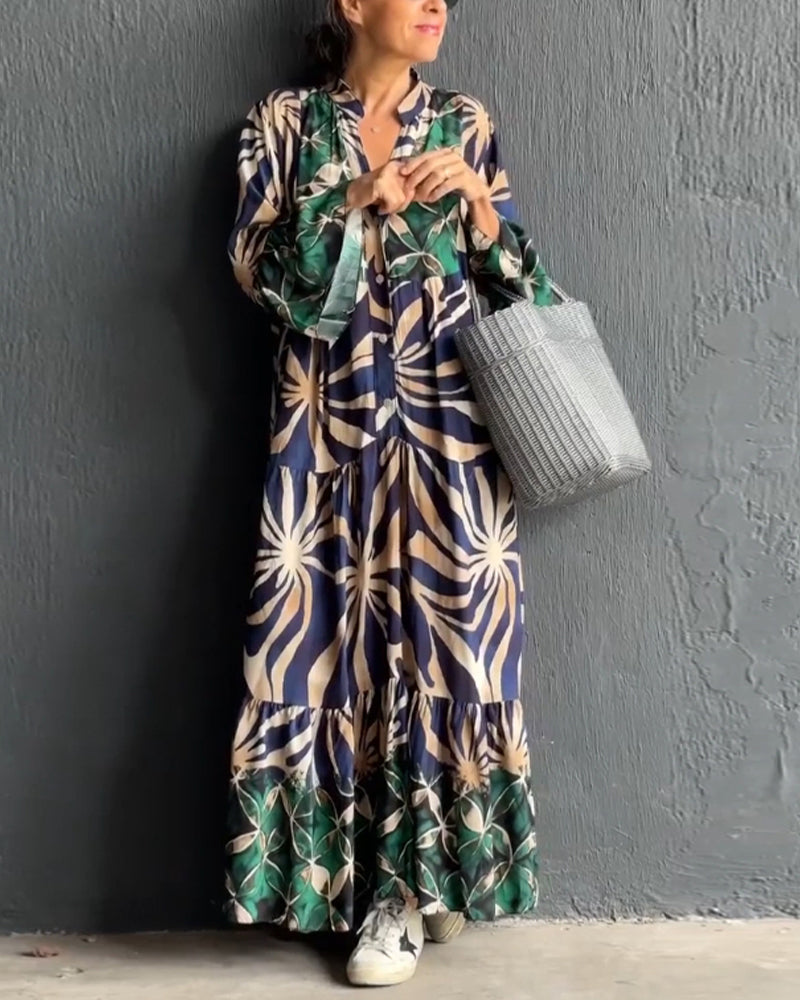 Marlis©️ | Luftiges Urlaubskleid mit Print