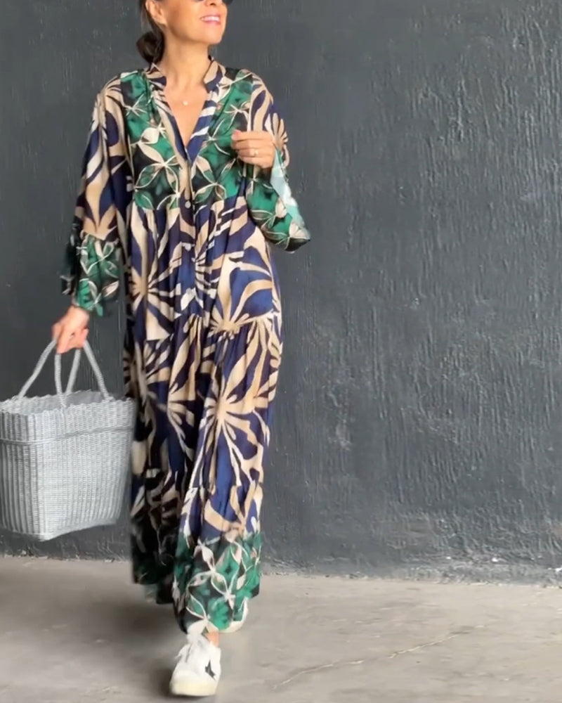 Marlis©️ | Luftiges Urlaubskleid mit Print