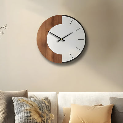 VintageWood Clock – Leise Vintage-Wanduhr aus Holz