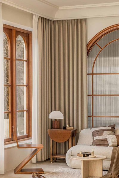 VelvaDrape Curtain - Doppelseitige Jacquard Verdunkelungsvorhänge