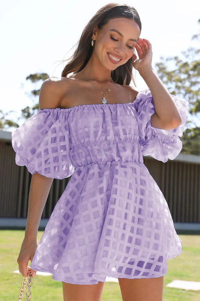 Mayfair™ | Evie - Mini Kleid mit Puffärmeln