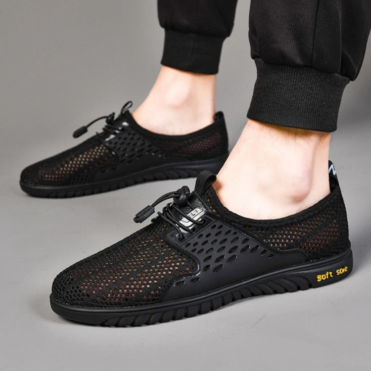Atmungsaktive Mesh-Turnschuhe für Männer in leichtem Stil - Damien