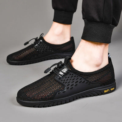Atmungsaktive Mesh-Turnschuhe für Männer in leichtem Stil - Damien