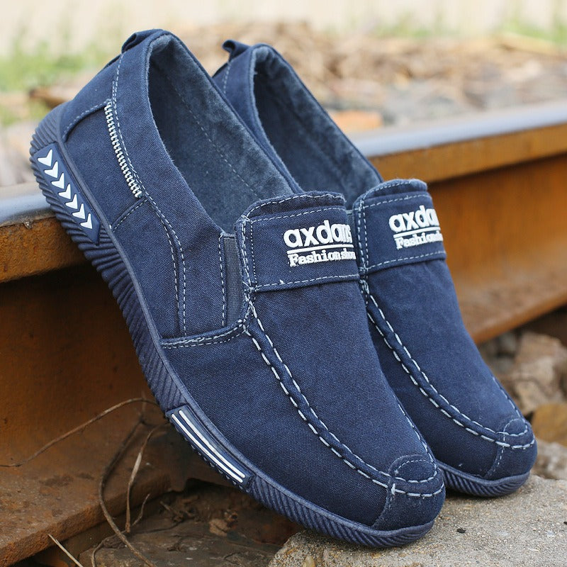 Atmungsaktive Canvas-Slipper für Herren - Mateo