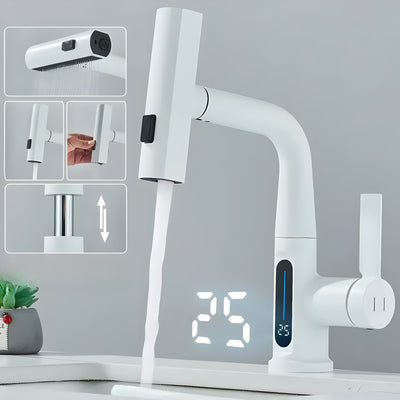 AquaForge - Dreistufiger Edelstahl Wasserhahn