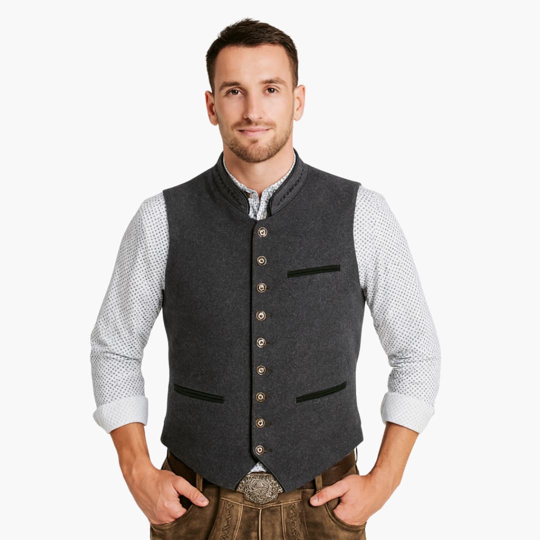 Klassische Trachten weste für Herren - Oktoberfest 2025