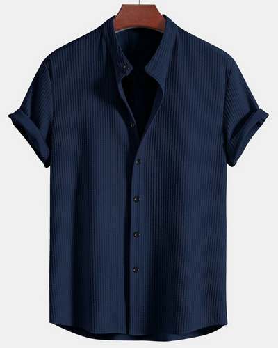 Herren Stilvolles Polo Shirt | Eleganter Stehkragen