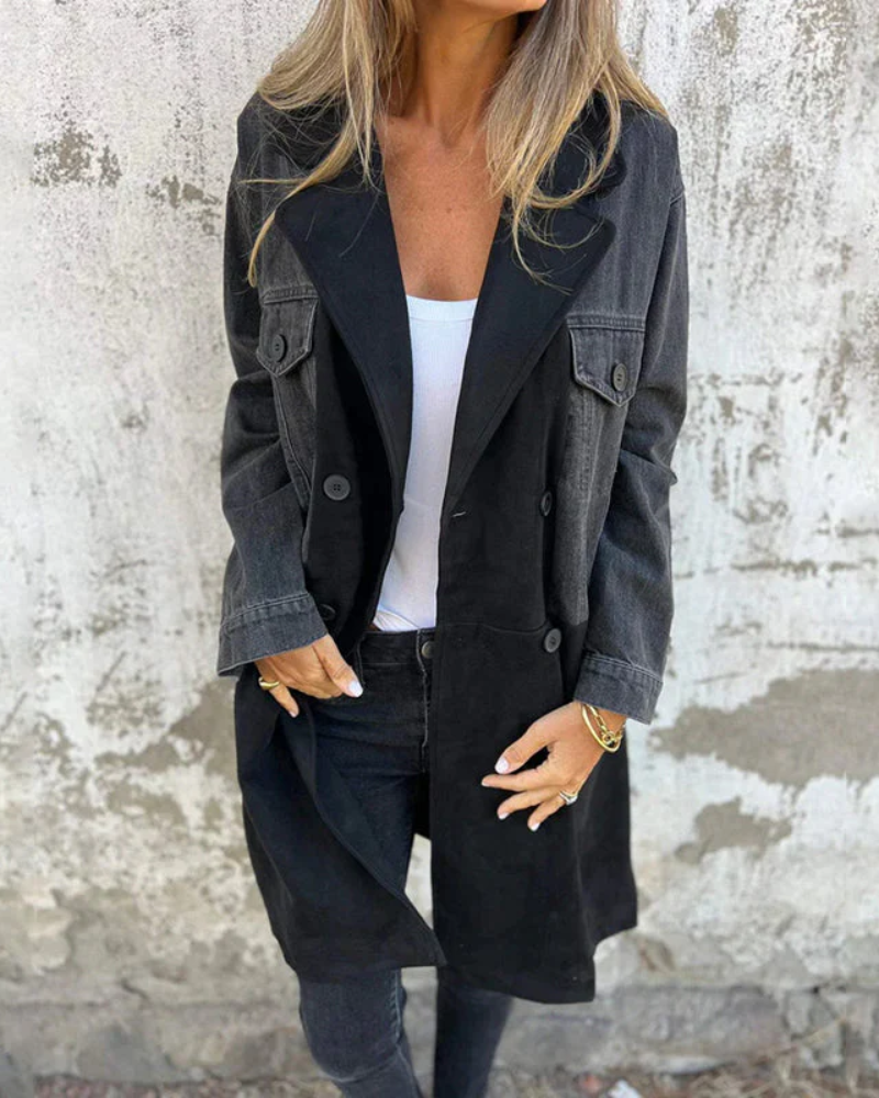 Astrid™ | Damen-Denimmantel