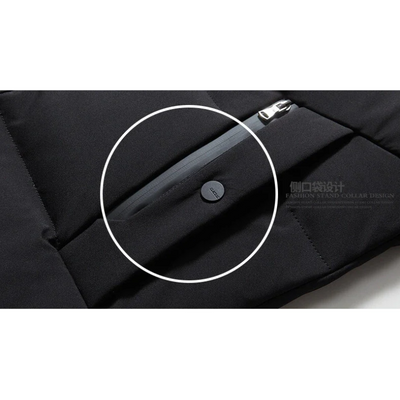 Winterjacke mit Fellimitat-Kapuze für Männer