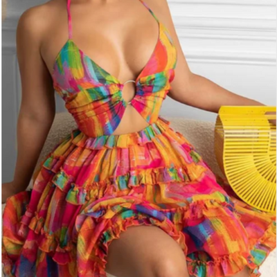 Malika - Sommerkleid mit Cut-Out