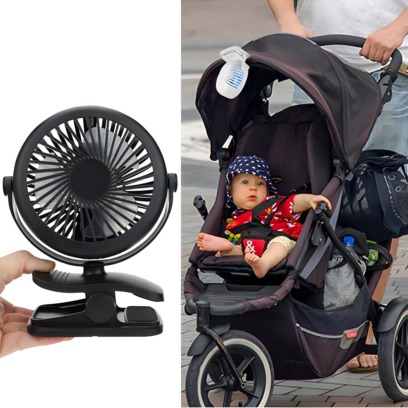 AirWhirl Mini - Handgerät Kompaktes  Kühlventilator