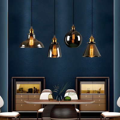 UrbanVibe Light - Amerikanische Vintage-Glas-Hängeleuchte