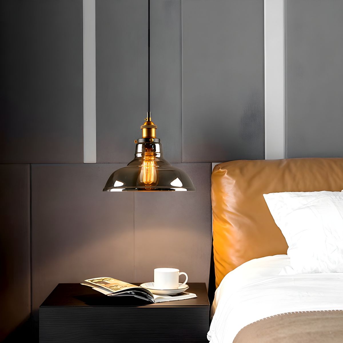 UrbanVibe Light - Amerikanische Vintage-Glas-Hängeleuchte