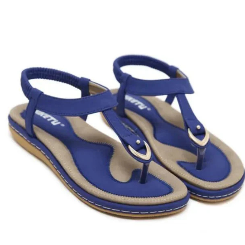 Flache Freizeitsandalen für Damen | Leicht