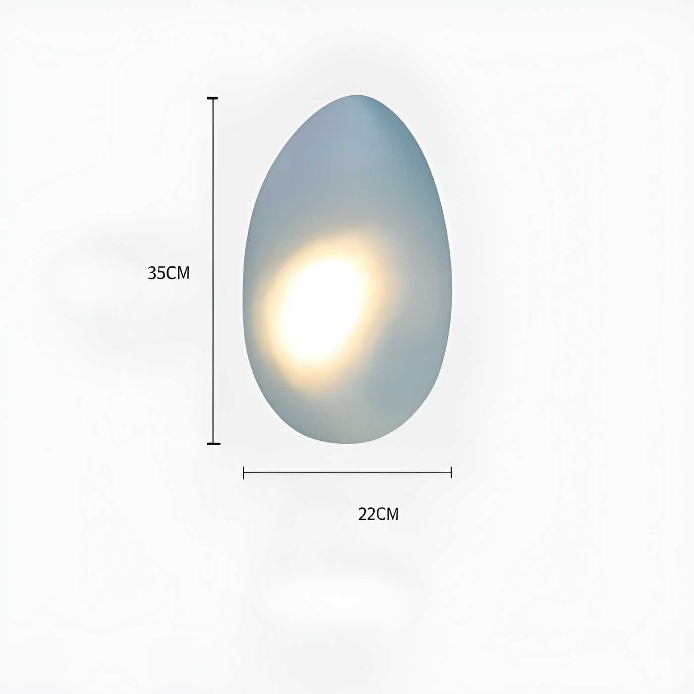 LumePebble Light – Nordische Kieselstein-Style LED-Wandleuchte