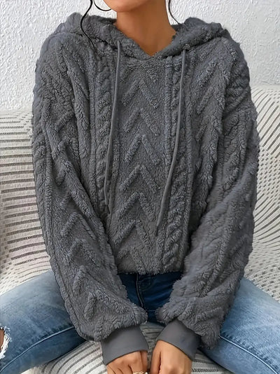 Kuscheliger Plüsch-Strickpullover