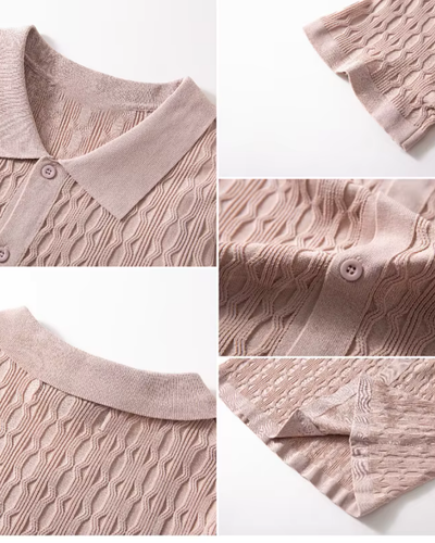 Leo - Raffiniertes T-Shirt mit kurzen Ärmeln