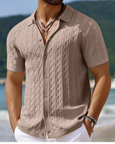 Leo - Raffiniertes T-Shirt mit kurzen Ärmeln