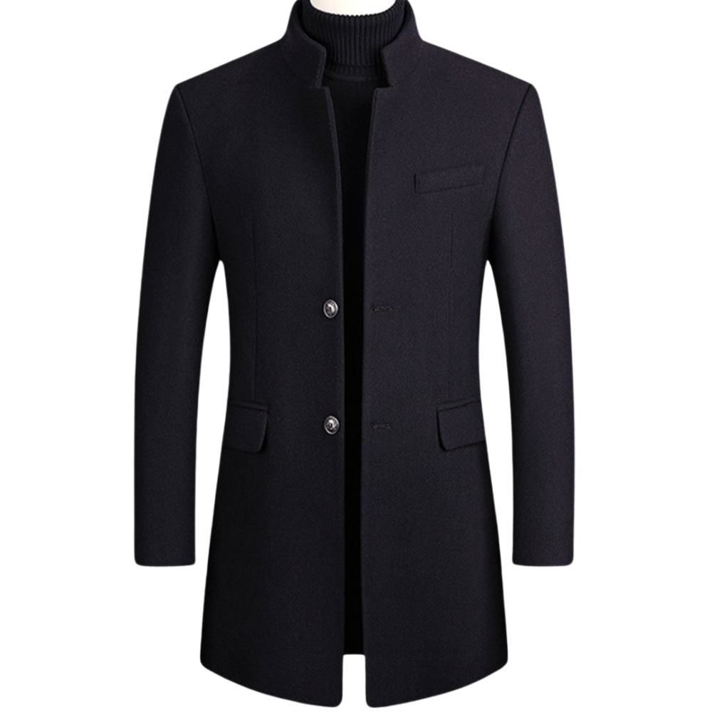 Nathan - Wintermantel für Männer mit Stehkragen