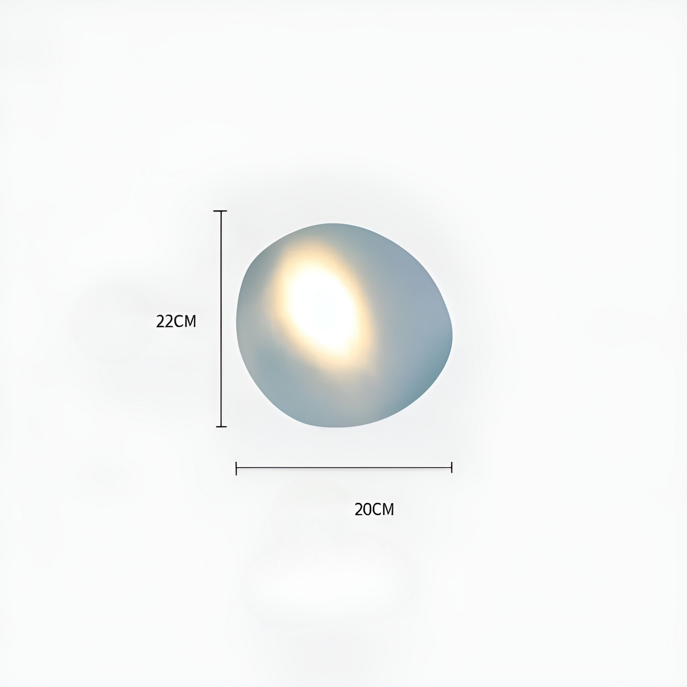 LumePebble Light – Nordische Kieselstein-Style LED-Wandleuchte