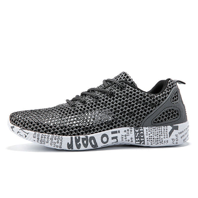 Atmungsaktive Herrenschuhe mit Mesh-Design und urbaner Sohle - Aksel
