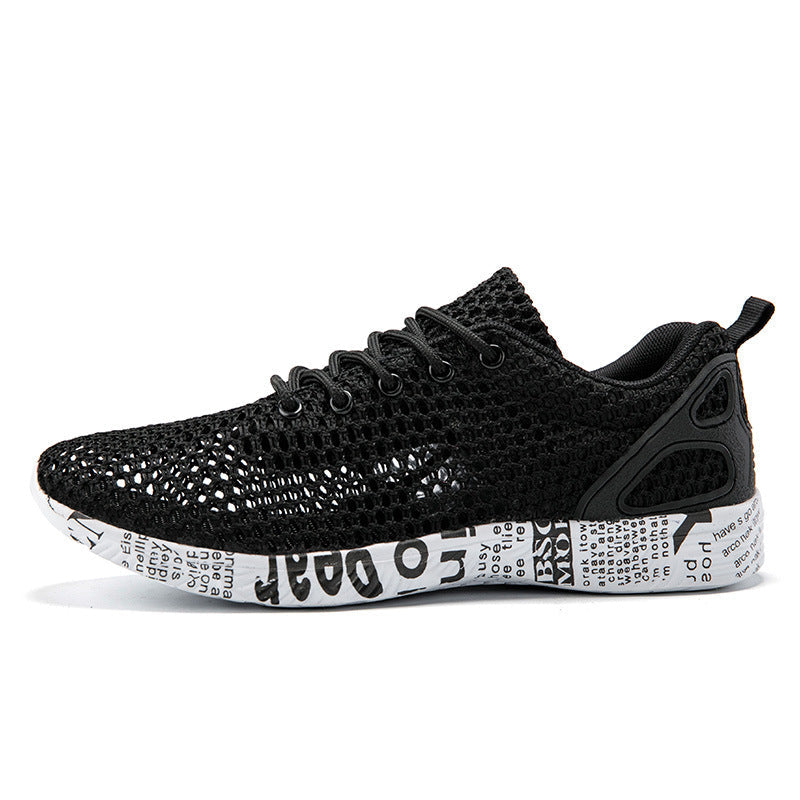 Atmungsaktive Herrenschuhe mit Mesh-Design und urbaner Sohle - Aksel