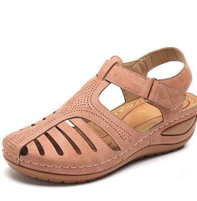 Damen-Sandalen mit durchbrochenem Schnitt und ergonomischer Sohle - Mariela