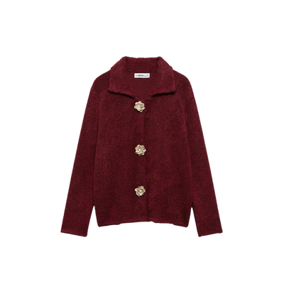 Brand & Belle | Eleganter Strickcardigan mit schicken Knöpfen