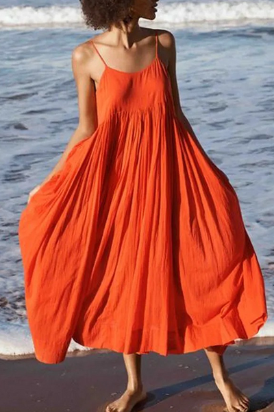 Serenisse | Lässiges Kleid mit Spaghettiträgern