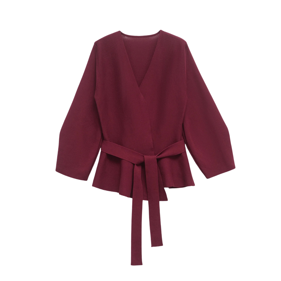 Brand & Belle | Zeitloses Wickeloberteil mit Taillenknoten