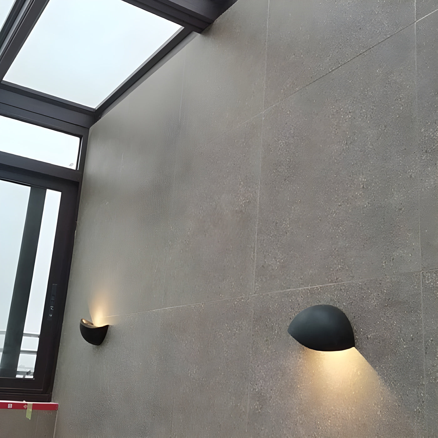 NoirLume Light - Minimalistische halbkreisförmige LED-Wandleuchte