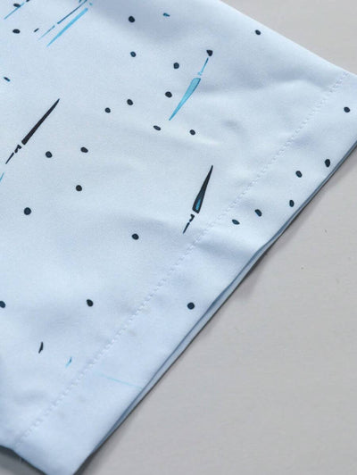 Georg – Herren Hemd Bunt Print Kurzarm Strand Urlaub