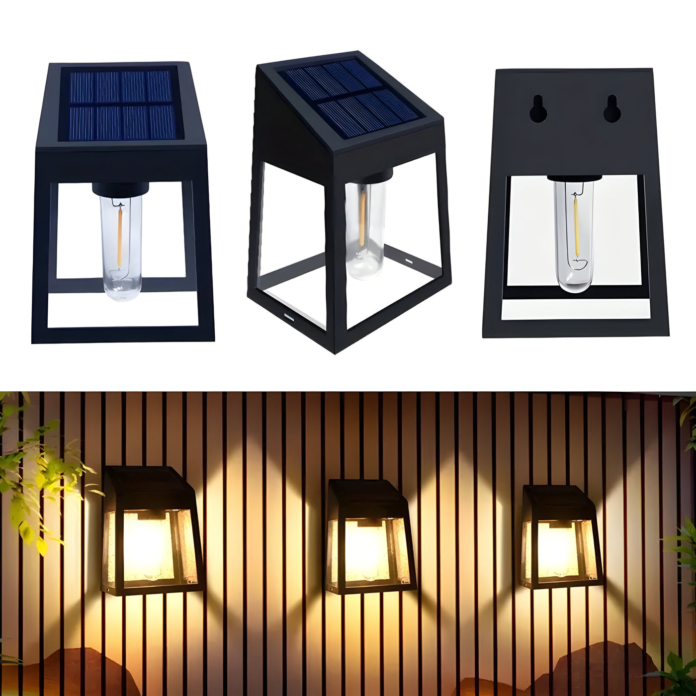 MeadowGlow Light – 2 Stück Wiederaufladbare Solar-Gartenleuchten