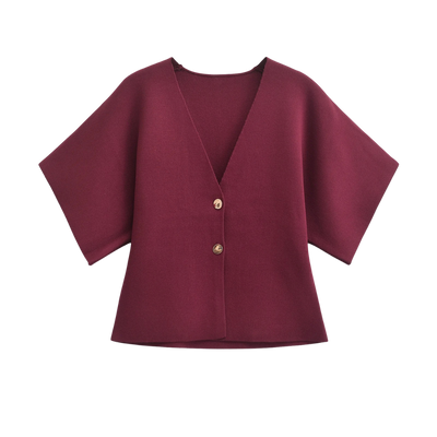 Brand & Belle | Schicke Minimalistische Bluse mit Knöpfen