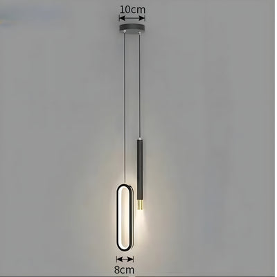 GildedGlow Light - Dekorative LED-Hängelampe