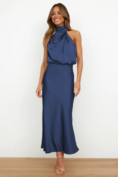 Brandt & Belle | Elegantes Halterneck-Midikleid