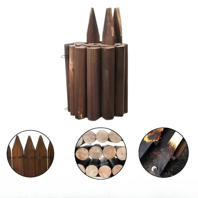 GroveScape - Dekorative Holz Außenbereich Gardeneinfassung Grenze