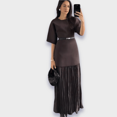 Elvira®️ | Elegantes Kleid aus hochwertigem Stoff