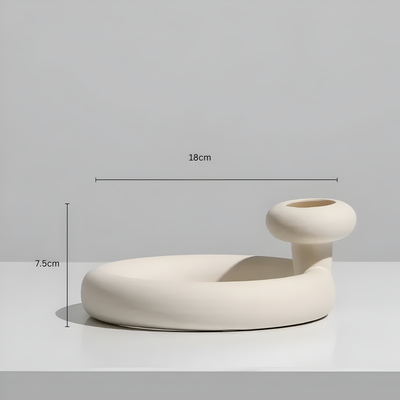 ClayHaven Vase - Moderne Keramische Blumenvase