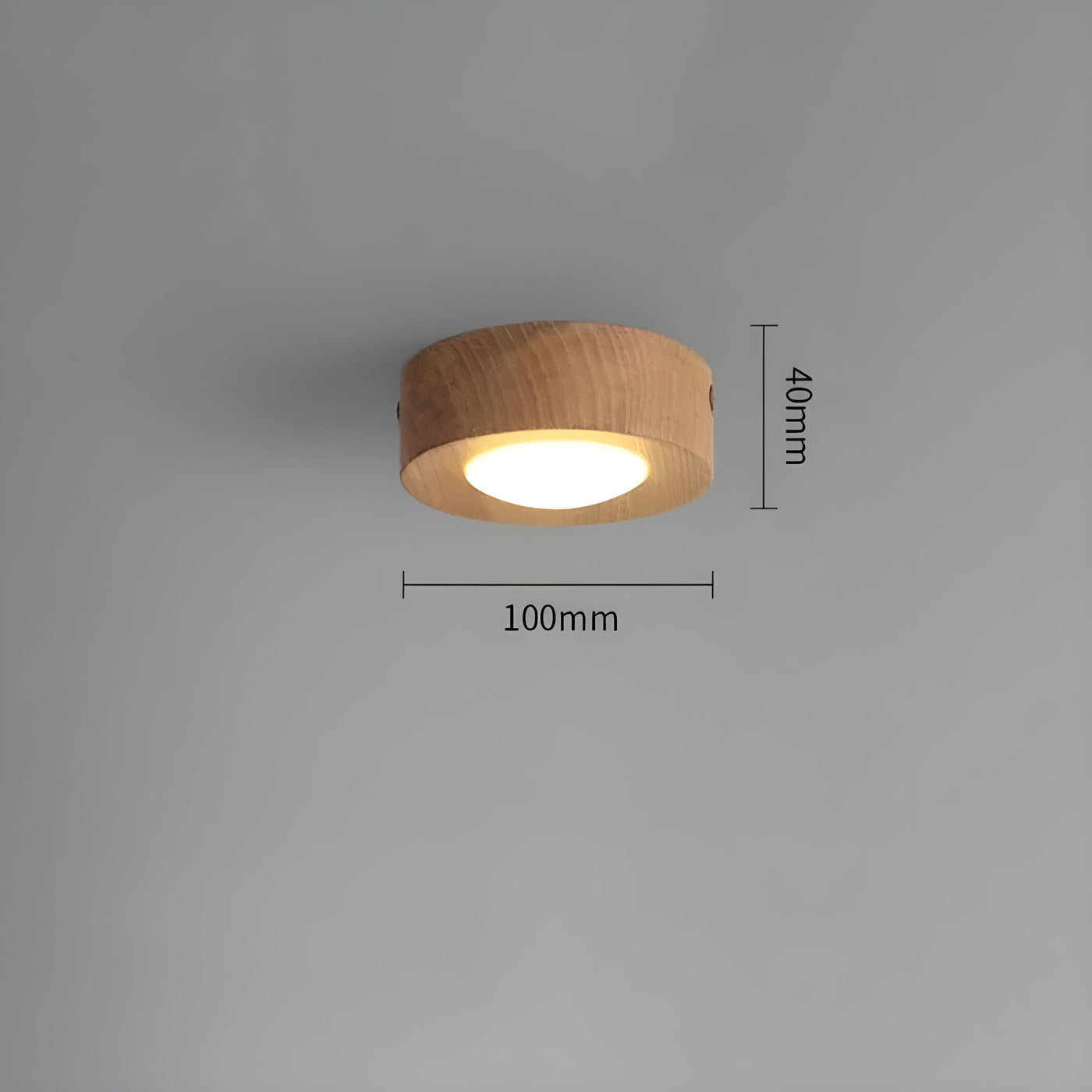 WoodCharm Light - Moderne Deckenleuchte für Flur