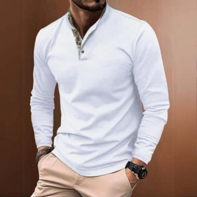 Forland - Langarmshirt mit Stehkragen