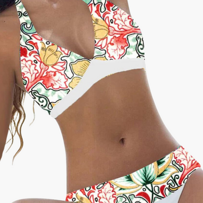 Rückenfreier Damen Bikini - Neckholder Design für Sommerurlaub