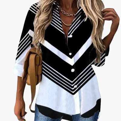 Casual Bluse für Damen mit Blumenmuster - Locker & Elegant