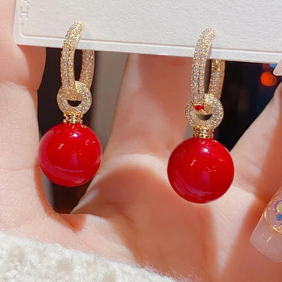 Funkelnde Pavé Kreolen mit schicken Anhängern für Damen