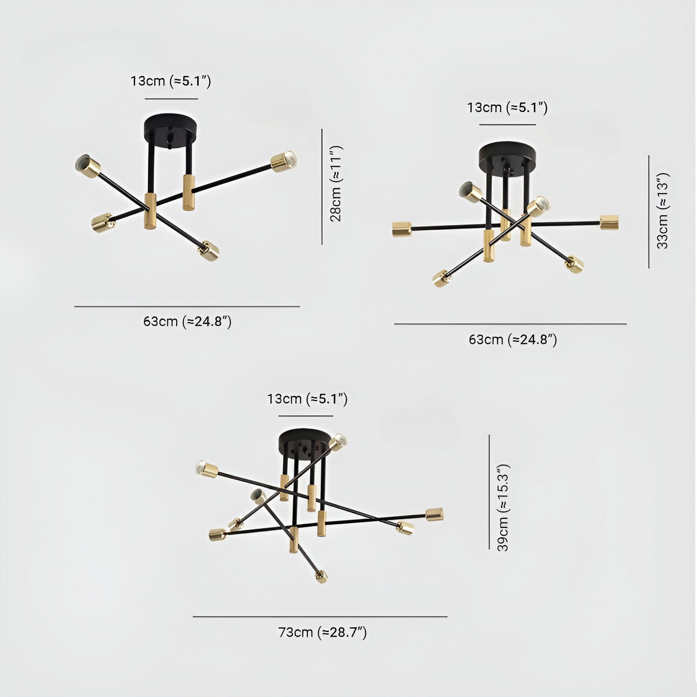 TimelessGlow Light – Retro LED Deckenleuchte