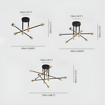 TimelessGlow Light – Retro LED Deckenleuchte