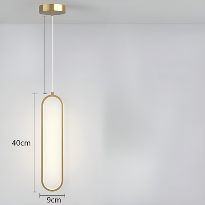 GildedGlow Light - Dekorative LED-Hängelampe