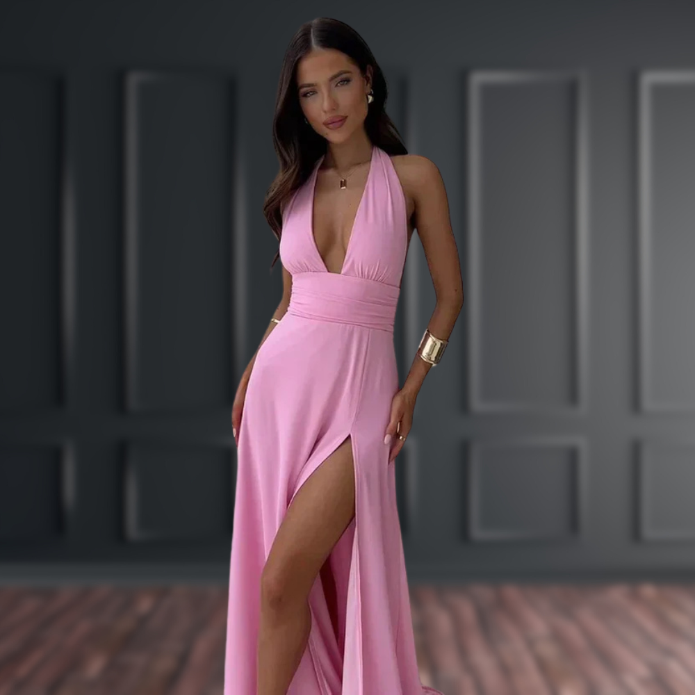 Mylle | Rückenfreies Maxikleid